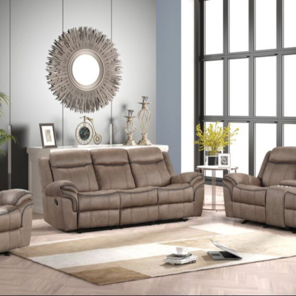 Andres Brown - 3pc Reclining Living Room Set