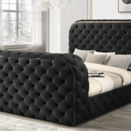 Valentina Black Bed