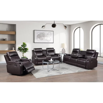 S2121 Ethan (Brown) 3PC Recliners