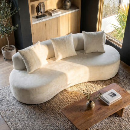 86″ Curved Compressed Sofa
