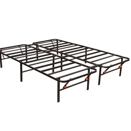 Platform Metal Frame with Basic Mattress Included